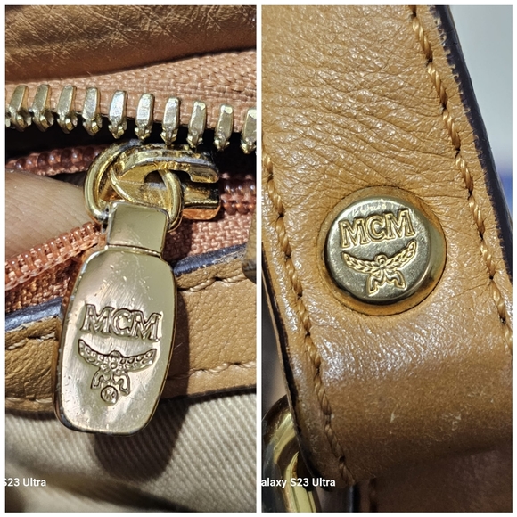 MCM Visetos Baguette Bag Cognac - Picture 8 of 14